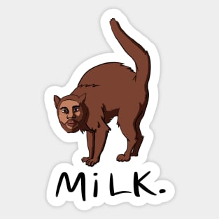 Jason Derulo Cat Milk Sticker